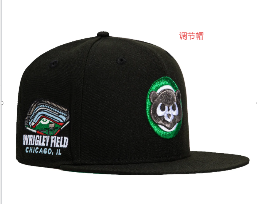 2025 MLB Chicago Cubs black style 63 hat YS